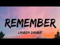 Remember - Lauren Daigle (Lyrics)
