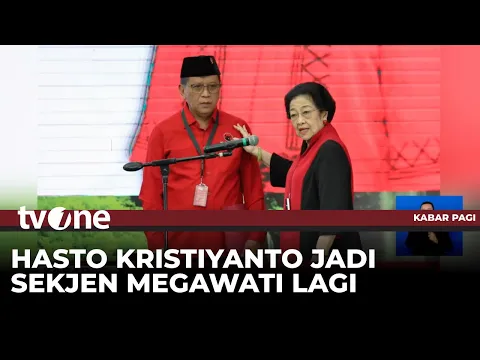 Hasto Kristiyanto Jadi Sekjen PDIP Lagi