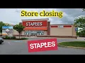 Closing Staples - York PA