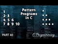 Pattern Programs In C PART 1 C Programming In Hindi PART 40