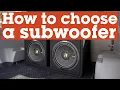 How to choose the right subwoofer and amp combo for your car Crutchfield
