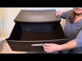 Sterilite 3 Drawer Wide Weave Storage Tower