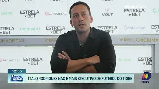 Ítalo Rodrigues não é mais o executivo de futebol do Criciúma E.C.