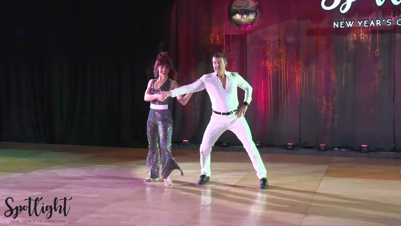 Spotlight New Year's Celebration 2025/2026 Pro Am Novice Routine Rob Stone with Abigail Baker