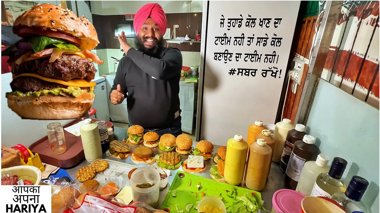 69/- Rs Indian Street Food   Sardarji k Ghaint Burgers PBX1 Pasta, Pubg Fries, Heart Attack Paneer
