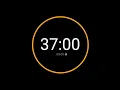 37 Minute Countdown Timer with Alarm iPhone Timer Style