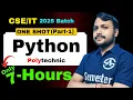 Computer Programming Using Python 5th Semester One Shot Marathon Revision with Important Topic