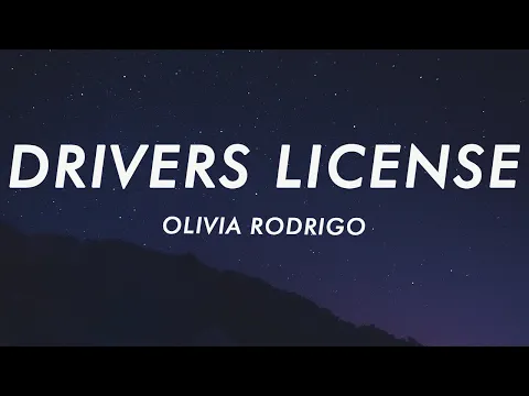 Download MP3 Olivia Rodrigo - drivers license (Lyrics)