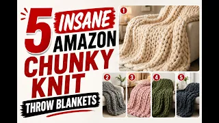 5 Insane Amazon Chunky Knit Throw Blankets Really Worth It - You ll Be Amazed Amazon Finds