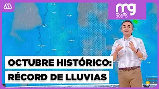 "Primavera tormentosa" y octubre histórico: Récord de lluvias en Chile en esta fecha