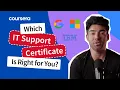 Google vs Microsoft vs IBM Best IT Support Certificate for Beginners