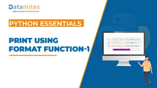 Print Using a Format Function Part 1 Python Essentials