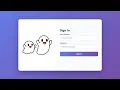 Dynamic Login Page with Background JavaScript Animated Login System
