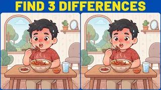 Find 3 Differences Are Your Eyes Sharp Enough