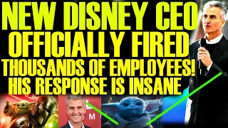 its official new disney ceo just fired thousands u0026 his response is totally insane 