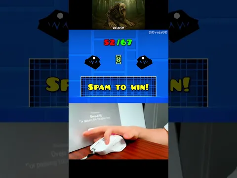 500 Click Sigma Boy Italian Extinction Spam in Geometry Dash! #shorts