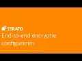 End-to-end encryptie configureren | STRATO Tutorial