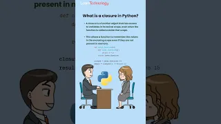 Closure in Python Python interview question