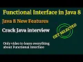 Functional Interface In Java8 Explained Java Interview Questions and Answers