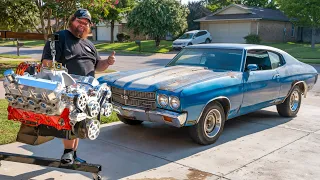 We Put A $30,000 Engine In A 56 Year Old Car And Drove It Home