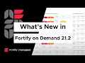 What s New in Fortify on Demand 21 2