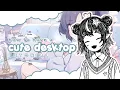 how to make your desktop look cute aesthetic mio s tutorials