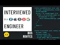 Bus Routes JavaScript Interview with a FAANG Engineer
