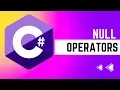 Using Null Operators in C