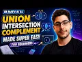 Set Notation Explained Union Intersection Complement Conditional Probability