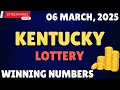 Kentucky Midday Lottery Results For - 06 Mar 2025