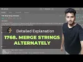 1768 Merge Strings Alternately Leetcode Problem DSA
