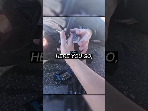 Biker Witnesses Crash While Getting Gas 😳