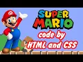 develop mario game by html and css