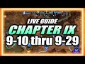 CHAPTER 9 FULL WALKTHROUGH - 9-10 thru 9-29 Live Guide