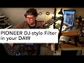 Download Lagu Pioneer DJ-Filter (low pass \u0026 high pass) via Ableton stock-plugins