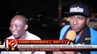 guywewe u0026 bs feedback on festival international mizik kreyol de montreal day 2 