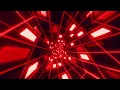 5 Hour - VJ LOOP NEON Red Abstract Tunnel Lights Background- live wallpaper, Motion 4k Screensaver