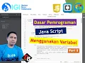 Tugas 3b Dasar Pemrograman Javascript - Variabel