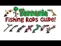 Terraria Fishing Rods Guide Fishing Pole Crafting How to Use