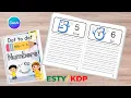 How to make Tracing Number Worksheets in Canva Amazon KDP