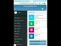 ADMIN LTE Dashboard Primary Menu on Mobile Version