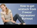 Lagu 7 Micro Habits to Escape the Freeze Response - Polyvagal Tools for Depression \u0026 Burnout