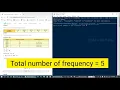 Python program to solve statistics maths concept frequency in find mean median mod