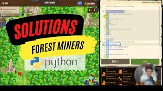 CodeCombat Python Forest Miners