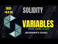 Variables in Solidity Explained State Local Global Variables For Beginners