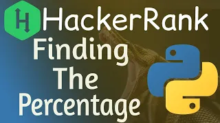 Finding the percentage HackerRank Solution Hackerrank Finding the percentage solution python