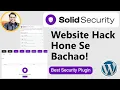 WordPress Website Hack Hone Se Kaise Bachaye Solid Security Plugin Setup Step-by-Step