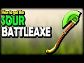 How to get the SOUR BATTLEAXE in Grounded