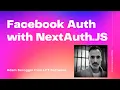 NextAuth tutorial for Facebook Provider