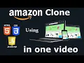 Amazon Clone using HTML CSS JavaScript In One E - Commerce Site Web Development